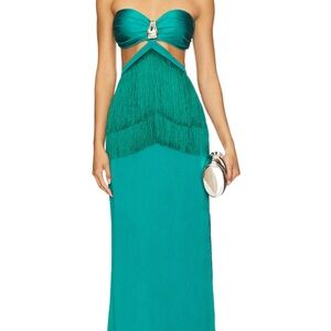 Baobab Collection Strapless Teal Dress